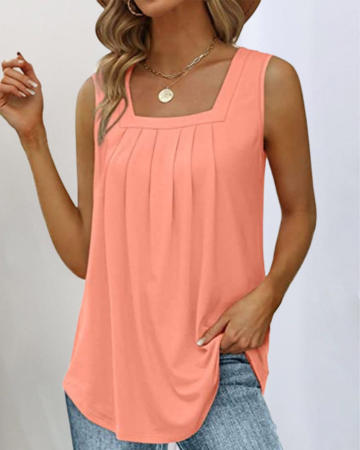 Marielle | Sleeveless Top with Square Neckline