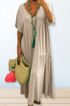 Nerissa | Women's Draped Dress with Flowing Design and Versatile Style