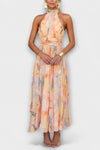 Elowen | Stylish Halter Maxi Dress Perfect for Summer Occasions
