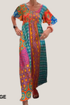 Amaryllis | Women's Paisley Midi Dress with Flowy Design and Versatile Style