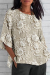 Diana | Vintage Floral Relaxed Blouse