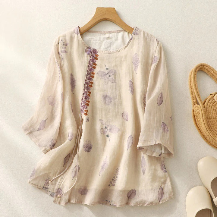 Adeline | Relaxed Blouse with Floral Print
