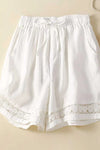 Willow | Floral Shorts with Elastic Waist and Lightweight Fabric
