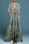 Jill™ | Elegant Maxi Dress with Floral Pattern