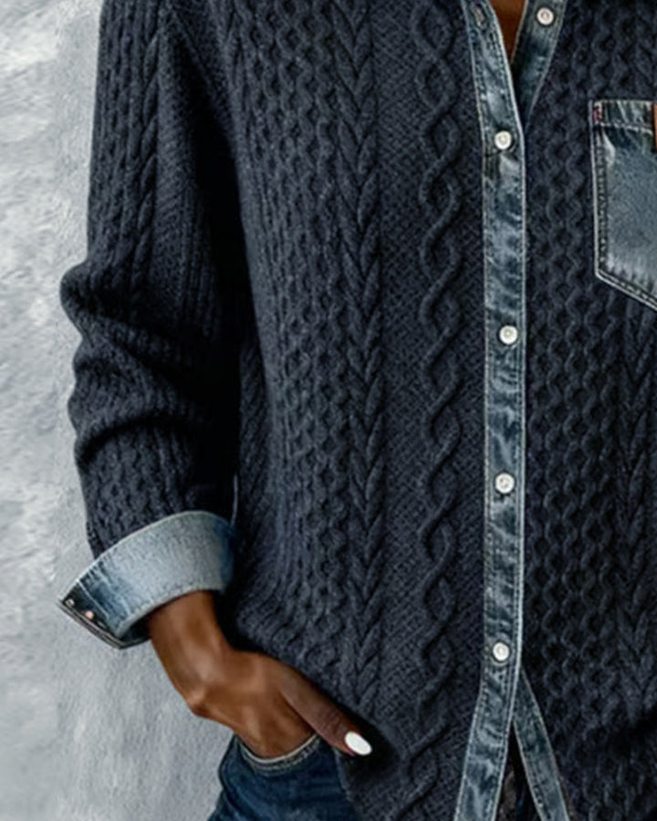 Teagan | Long-Sleeve Shirt with Button Closure