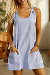 Beth™ | Stylish Striped Summer Dress with Pockets