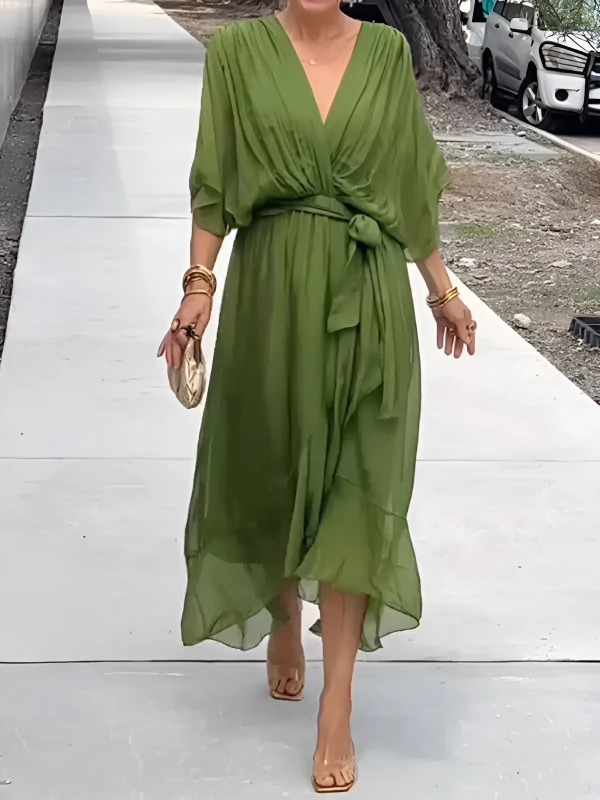Lori | Timeless Wrap Midi Dress