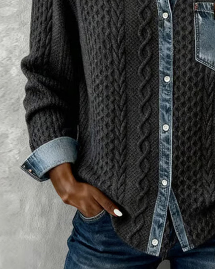 Teagan | Long-Sleeve Shirt with Button Closure