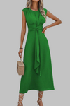 Claire | Women's Sleeveless Round Neck Maxi Dress with Flowing Design and Versatile Style