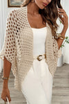 Everly | Open Knit Cardigan with Drape Design