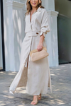 Leandra | Women's V-Neck Maxi Dress with Flowing Design and Versatile Style
