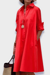 Leah | Elegant Midi Polo Dress