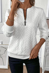 Zoé | Modern Zip-Up Sweater