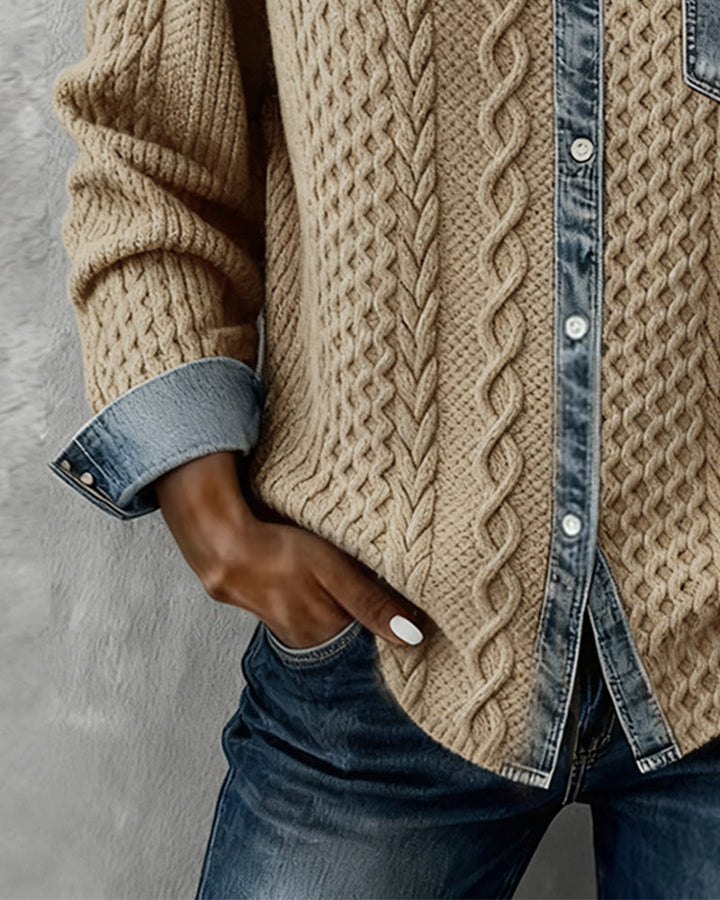 Teagan | Long-Sleeve Shirt with Button Closure