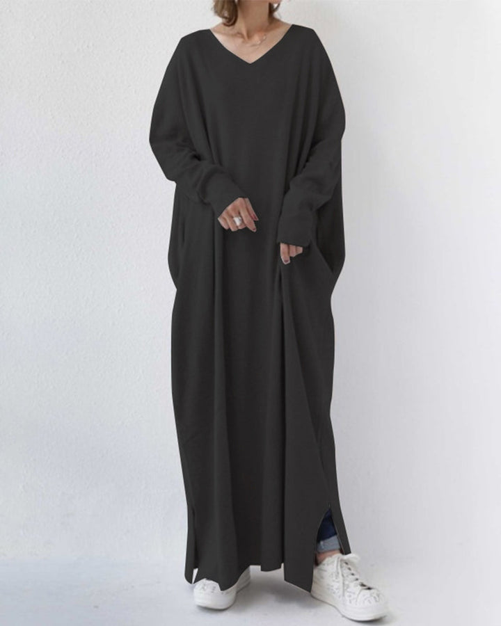 Harriet | Elegant Winter Maxi Dress for Women with Long Sleeves