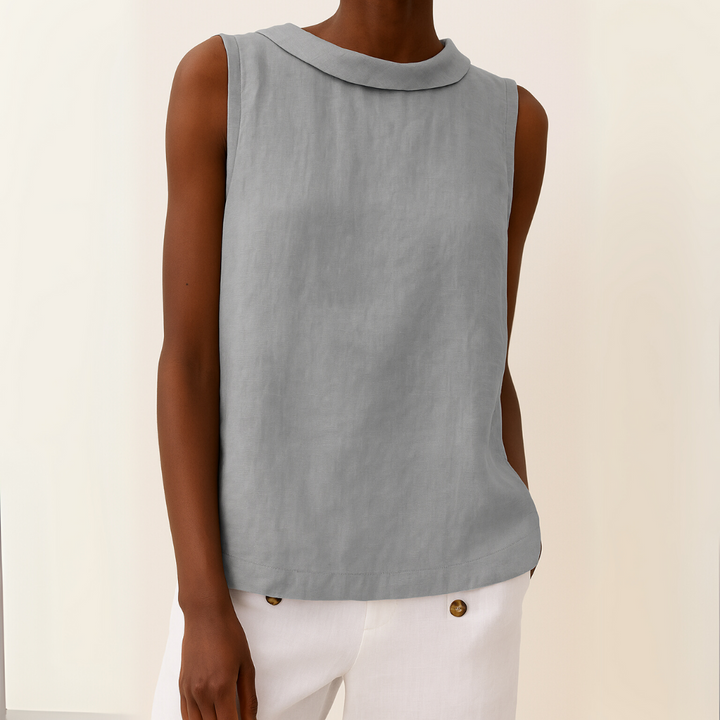 Emberlyn | Roll-Collar Top – unique and memorable