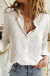 Capri | Women's Relaxed Linen Button-Up Shirt