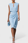 Brynn | Women's Midi Dress with Side Slit and Fitted Design