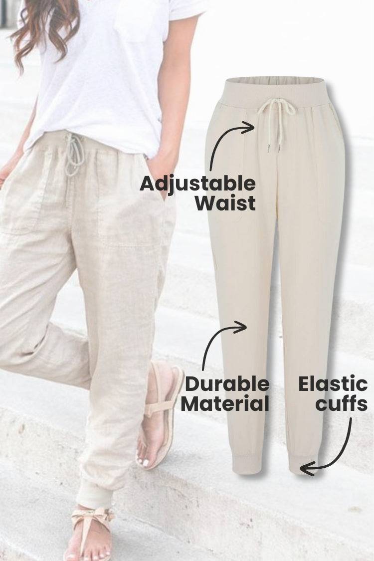 Sedona | Jogger Trousers with Drawstring Waist and Elastic Cuffs