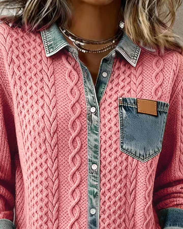 Teagan | Long-Sleeve Shirt with Button Closure