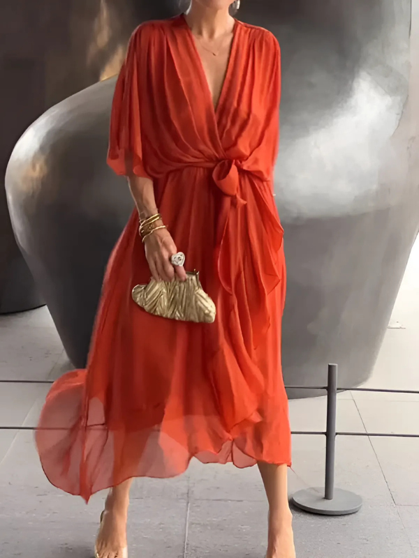 Lori | Timeless Wrap Midi Dress