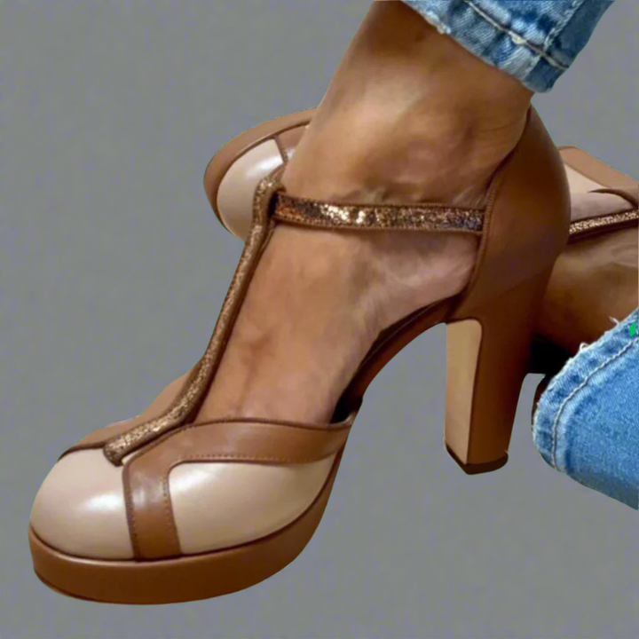 Criselmara | Elegant and Comfortable Heeled Sandals