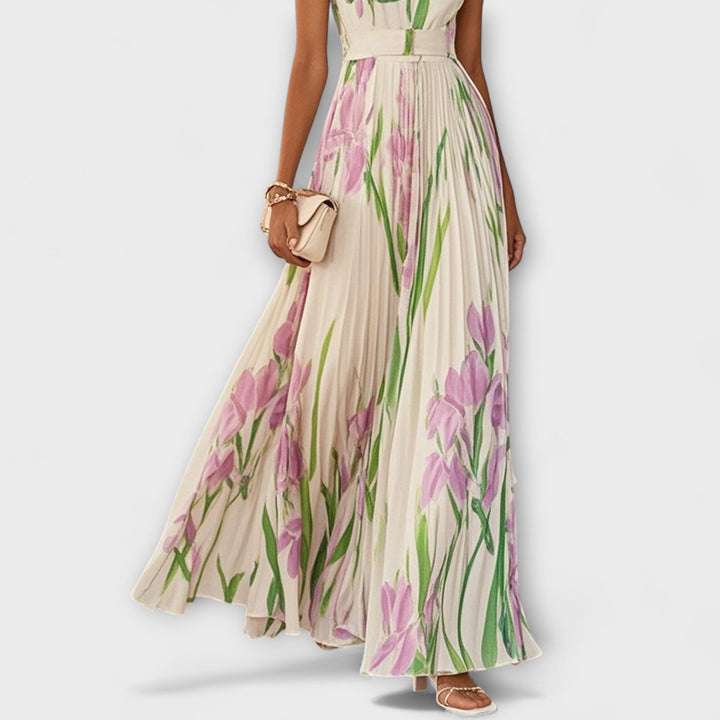Versatile Floral Chiffon Prom Dress for Any Event