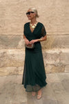 Laurel | Women's V-neck Fantasy Party Maxi Dress with Flowing Design and Versatile Style