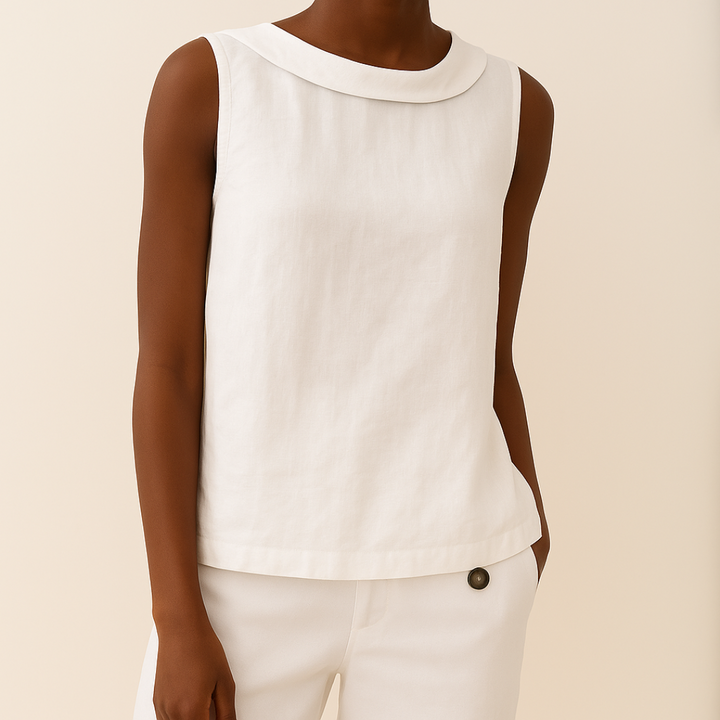 Emberlyn | Roll-Collar Top – unique and memorable