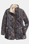 Georgia | Retro Floral Quilted Jacket