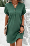Elise | Women's Spring Dress with V-Neck and Flowy Design