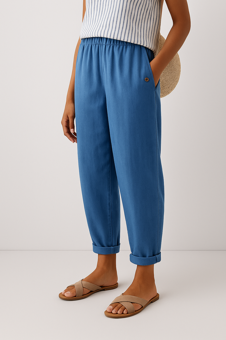 Paloma | Trousers with Side Pockets and Relaxed Fit