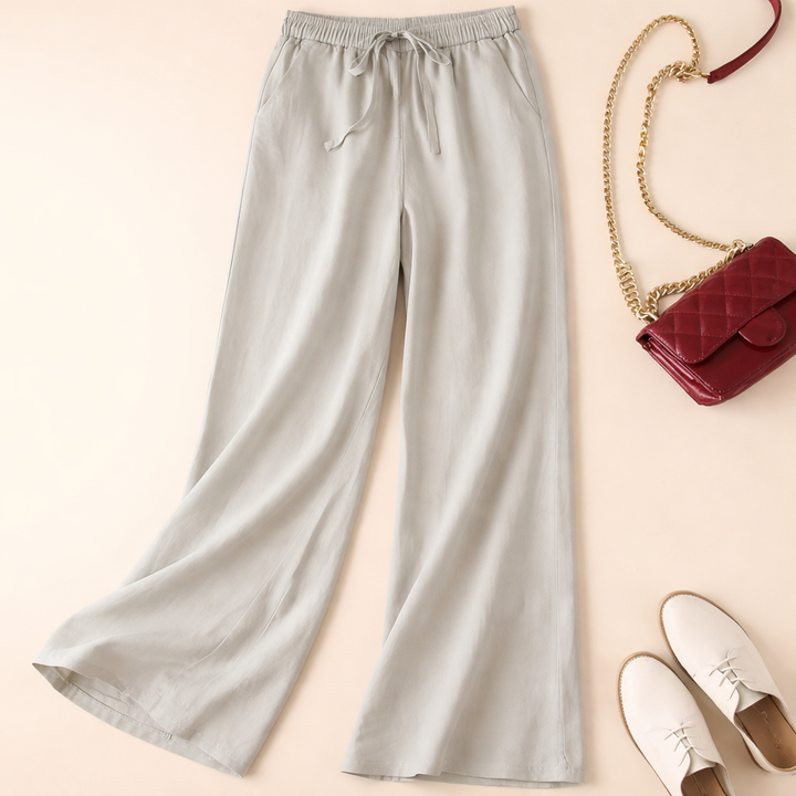 Eloise | Drawstring Trousers with Relaxed Fit and Versatile Style