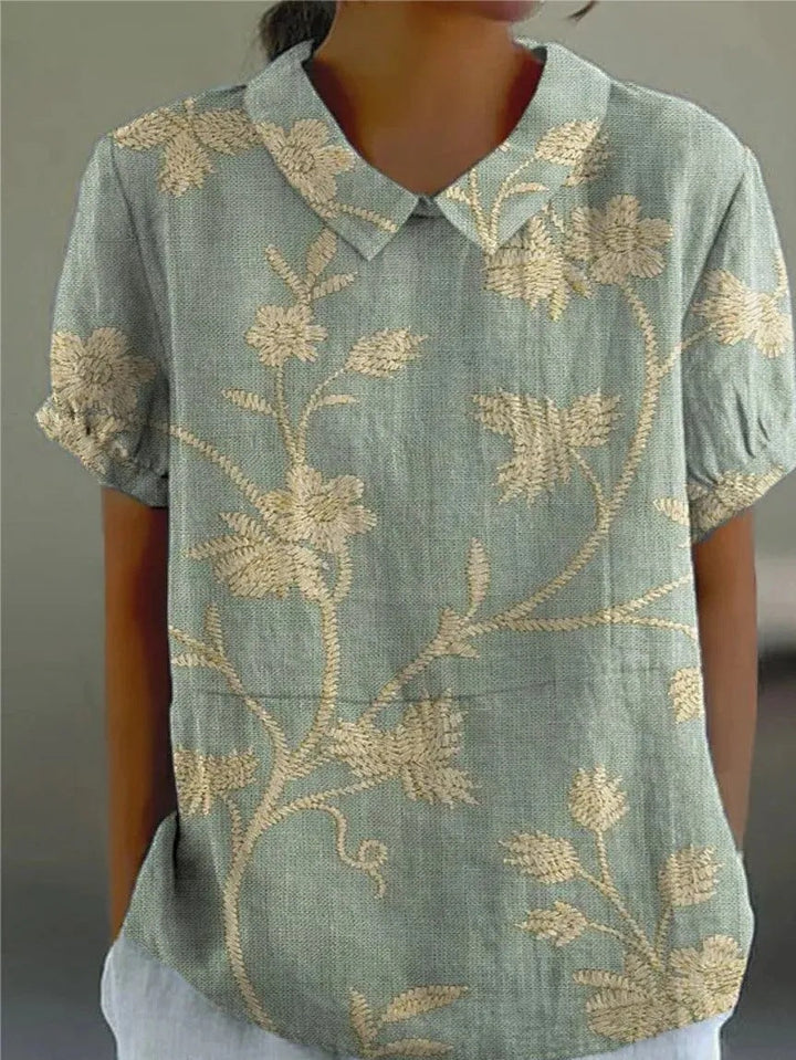 Sienna | Floral Shirt – warm, fashionable, and memorable