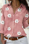 Geneva | Floral Print Blouse with Short Sleeves