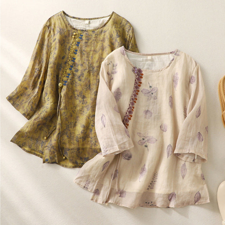 Adeline | Relaxed Blouse with Floral Print