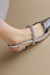 Seraphina | Women's Crystal Strap Slingback Heels Pointed Toe Pumps