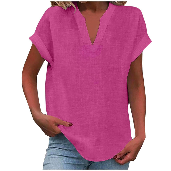 Sienna | V-Neck Blouse with Relaxed Fit and Lightweight Fabric