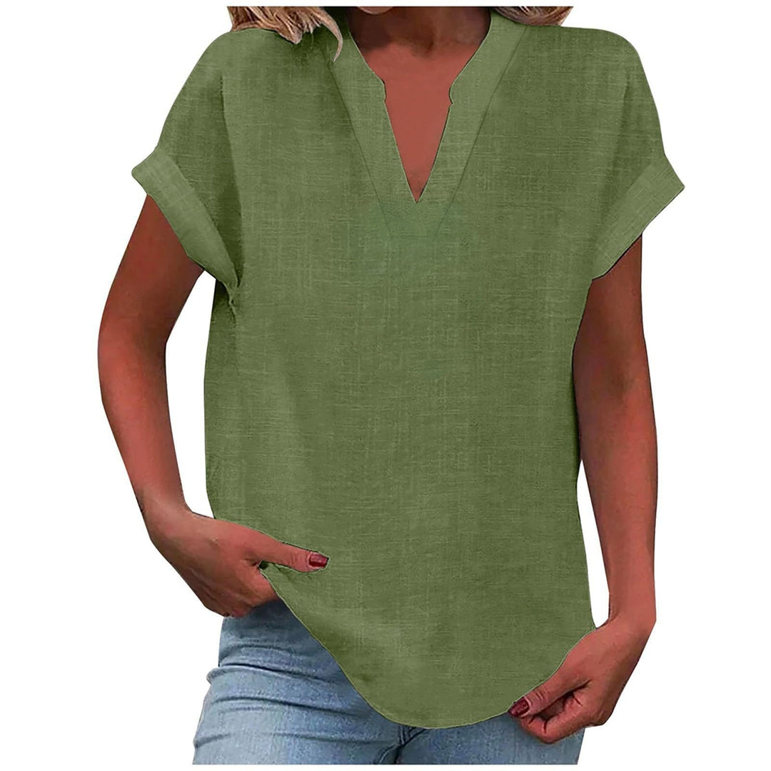 Sienna | V-Neck Blouse with Relaxed Fit and Lightweight Fabric