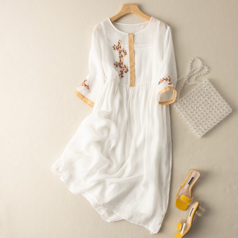 Sofia | Pattern Relaxed Midi Dress