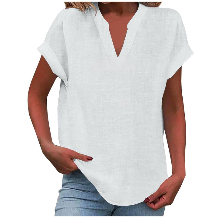 Sienna | V-Neck Blouse with Relaxed Fit and Lightweight Fabric