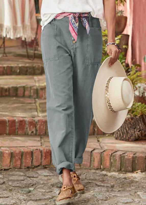 Marcella | Relaxed Trousers with Wide Leg and Adjustable Waist