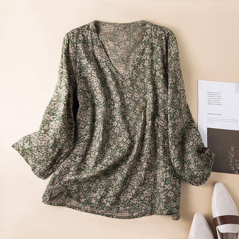 Leilani | Button Front Shirt with Relaxed Fit and Versatile Style