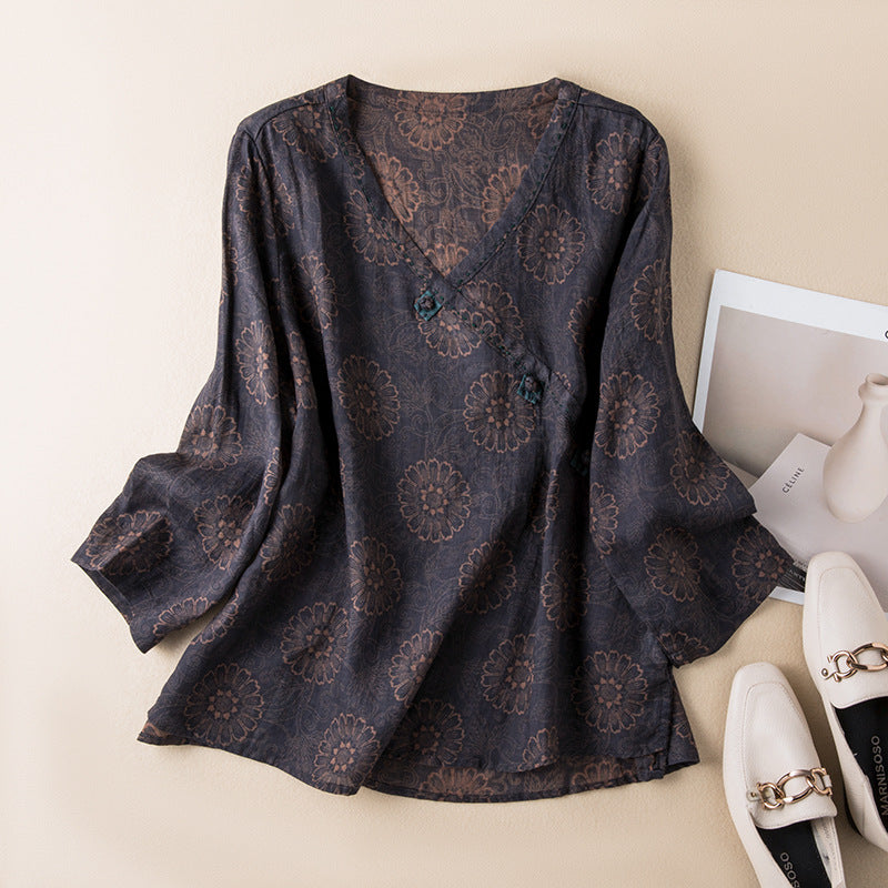Leilani | Button Front Shirt with Relaxed Fit and Versatile Style