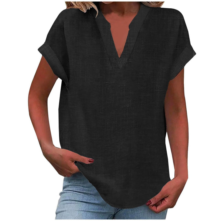 Sienna | V-Neck Blouse with Relaxed Fit and Lightweight Fabric