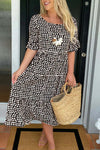 Michele | Relaxed Midi Dress With Dots