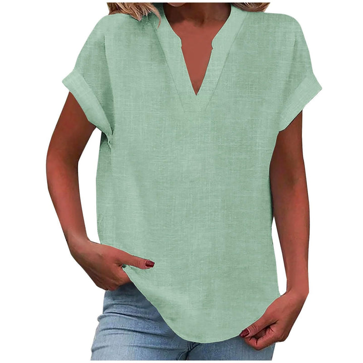 Sienna | V-Neck Blouse with Relaxed Fit and Lightweight Fabric