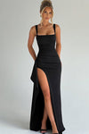 Faith | Elegant Formal Slip Maxi Dress with Open Back