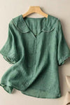 Kristi | Vintage Blouse with Button Detail