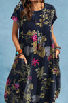 Gianna | Women's Midi Dress with Side Slit and Fitted Design